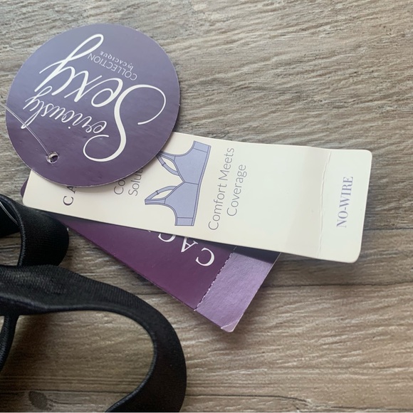 Cacique Boned Lace Comfort Meets Coverage Wirefree Bra - Picture 5 of 13